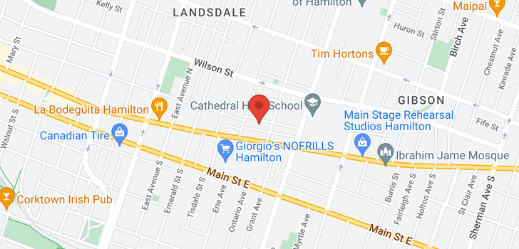 map of 448 King William Street